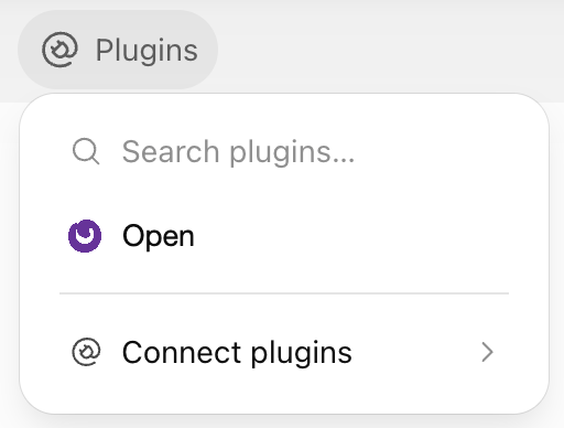 In ChatGPT connector settings with Open switched on